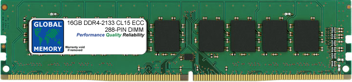 16GB DDR4 2133MHz PC4-17000 288-PIN ECC DIMM (UDIMM) MEMORY RAM FOR SUN SERVERS/WORKSTATIONS